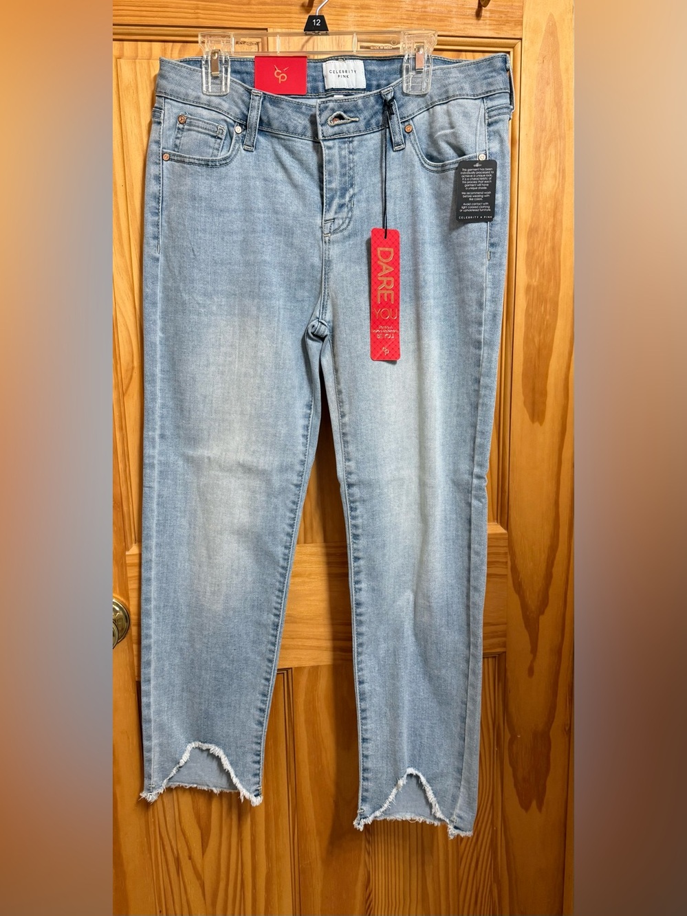 Celebrity Pink Light Blue Skinny Jeans with Red Tag 7/28